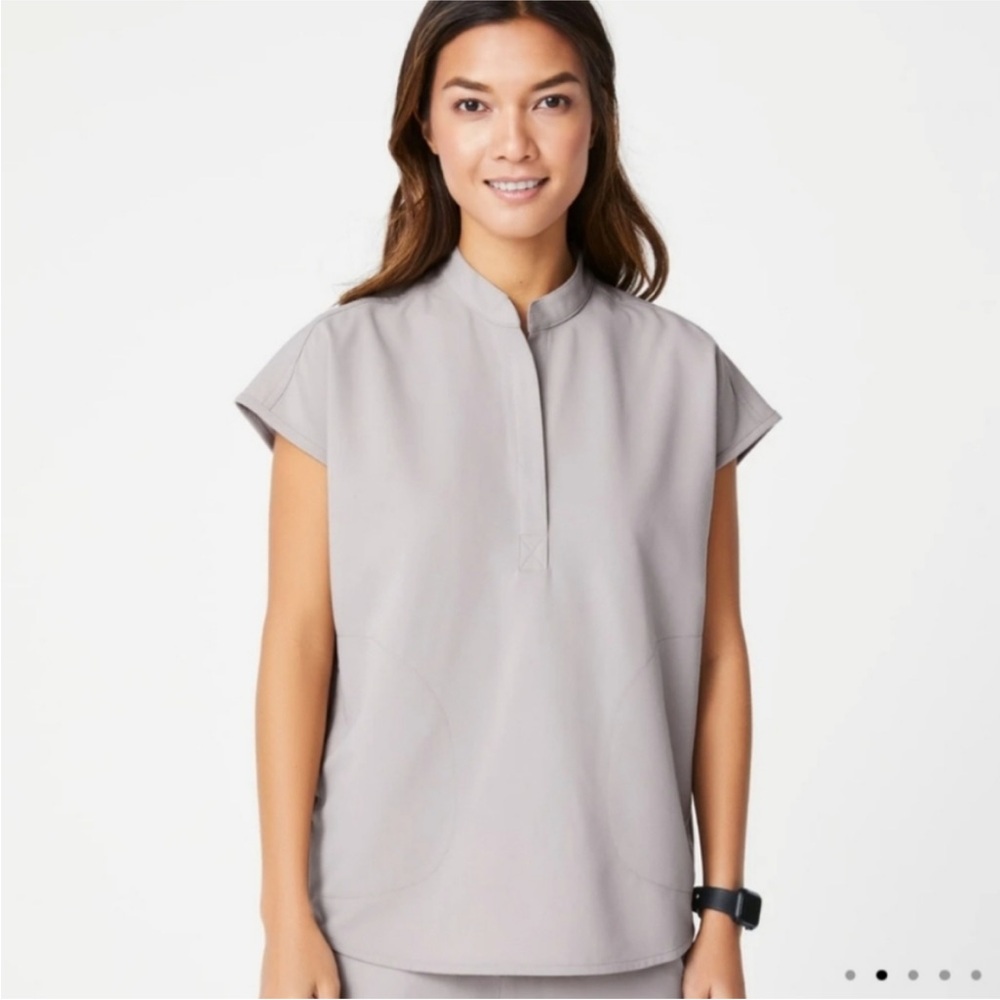 Figs Slate Rafaela Top